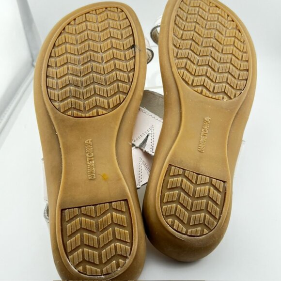 Minnetonka Womens Sandals, Sasha, Size 8W, White - Picture 7 of 7